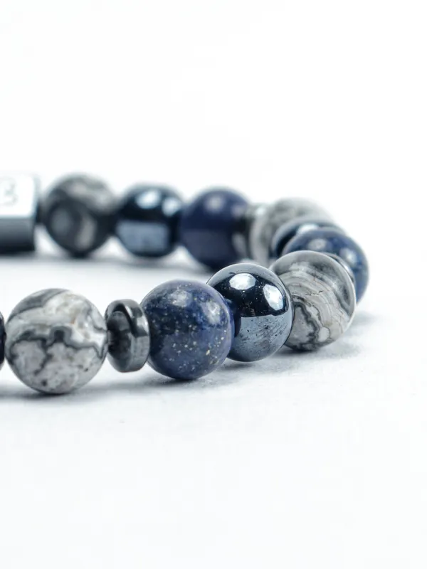 Grey_Blue_Lapis_Lazuli_Grey_Jasper_Natural_Stone_Bracelet_For_Unisex