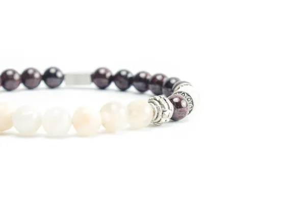 Red_White_Garnet_Moonstone_Natural_Stone_Bracelet_For_Unisex