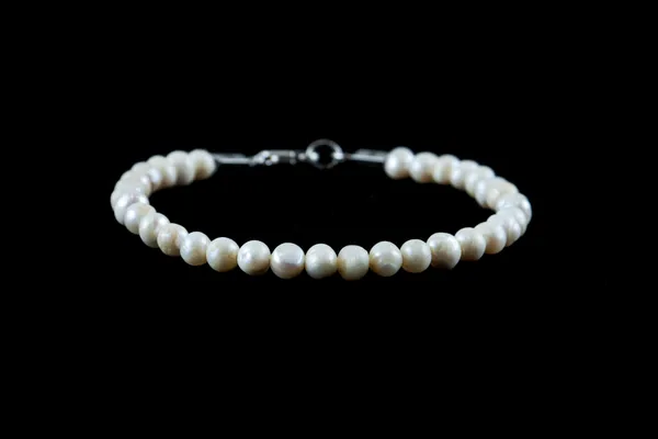 White_Freshwater_Pearl_Clasp_Bracelet_For_Unisex