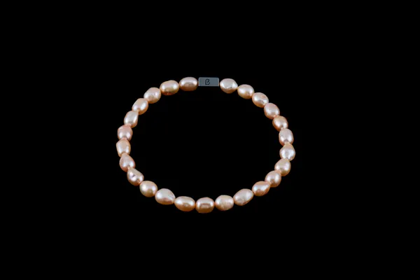 Peach_Sea_Pearl_Clasp_Bracelet_For_Unisex