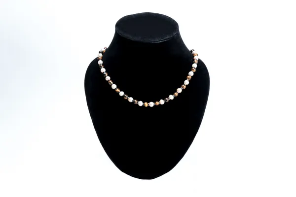Brown_Tiger_Eye_Sea_Pearl_Natural_Stone_Clasp_Necklace_For_Unisex