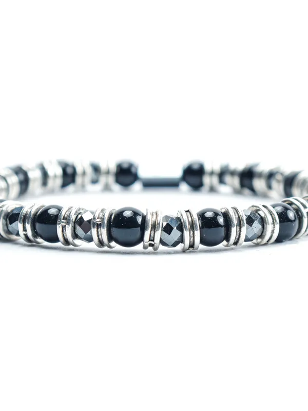 Black_Onyx_Natural_Stone_Beaded_Bracelet_For_Unisex