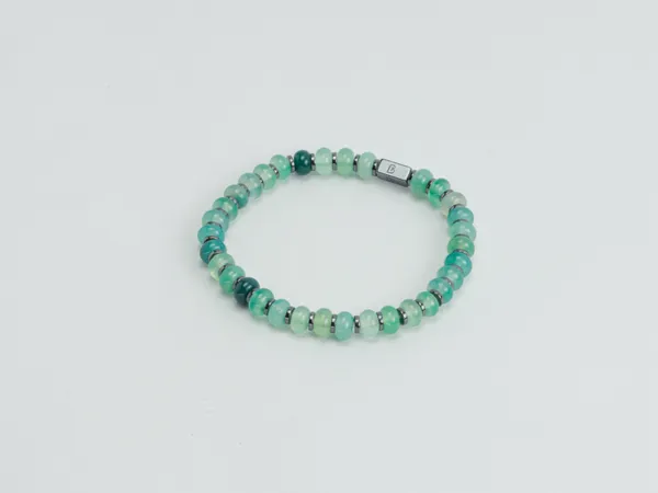 Green_Natural_Jade_Donut_Bead_Slip-On_Bracelet_For_Unisex