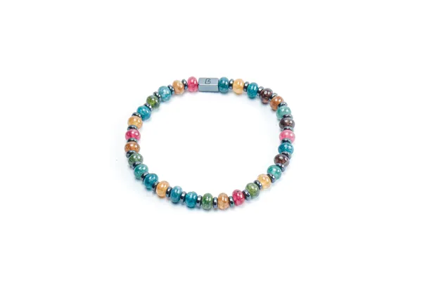 Multicolor_Natural_Agate_Stone_Beaded_Bracelet_For_Unisex
