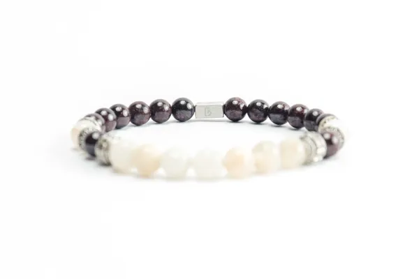 Red_White_Garnet_Moonstone_Natural_Stone_Bracelet_For_Unisex