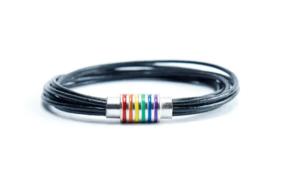 Black_Leather_Multi-Strand_Bracelet_For_Unisex