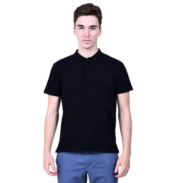 Black_Regular_Fit_Polo_T_Shirt_For_Men