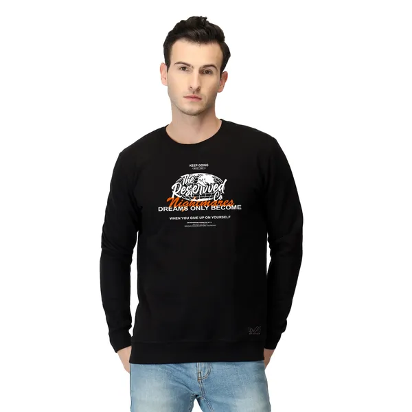 Yellow_Printed_Crew_Neck_Sweatshirt_For_Men