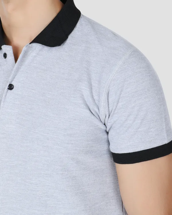 Light_Grey_Textured_Regular_Fit_Polo_T-Shirt_For_Men