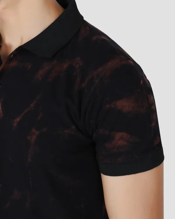 Black_Printed_Polo_T-Shirt_For_Men