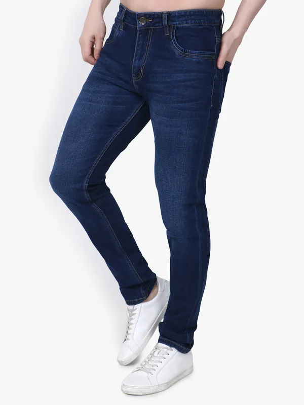 Blue_Denim_Slim_Fit_Jeans_For_Men