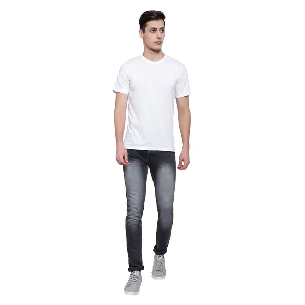 White_Regular_Fit_Crew_Neck_T-Shirt_For_Men