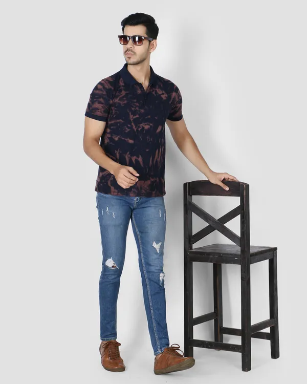 Black_Printed_Regular_Fit_Polo_T-Shirt_For_Men
