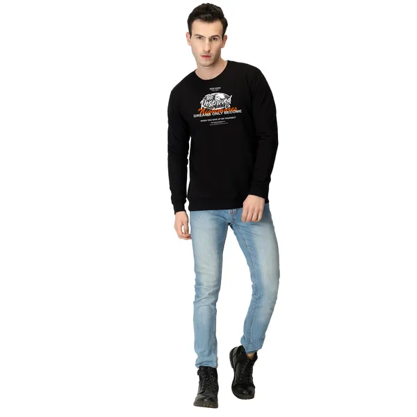 Yellow_Printed_Crew_Neck_Sweatshirt_For_Men