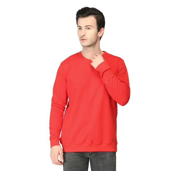 Red_Regular_Fit_Crew_Neck_Sweatshirt_For_Men