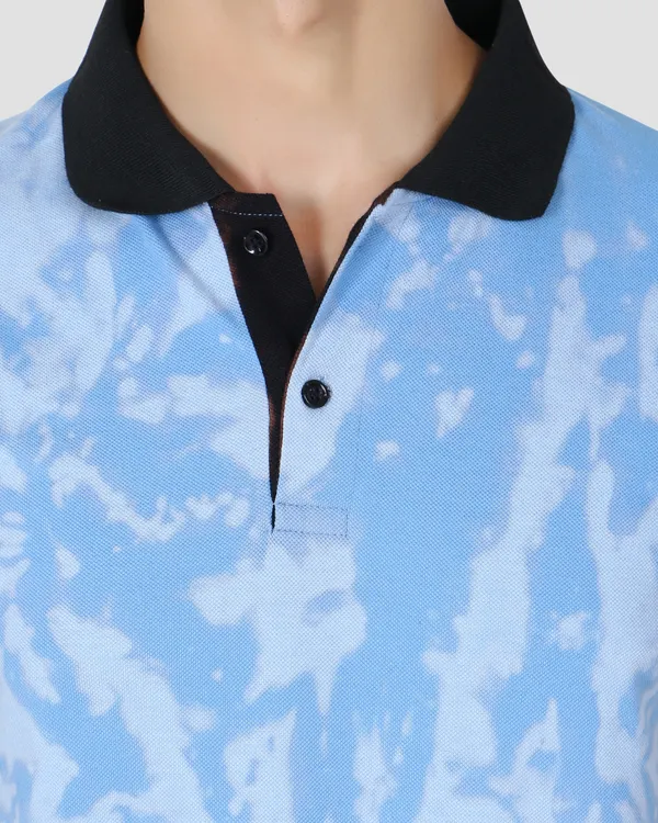 Light_Blue_Printed_Polo_T-Shirt_For_Men