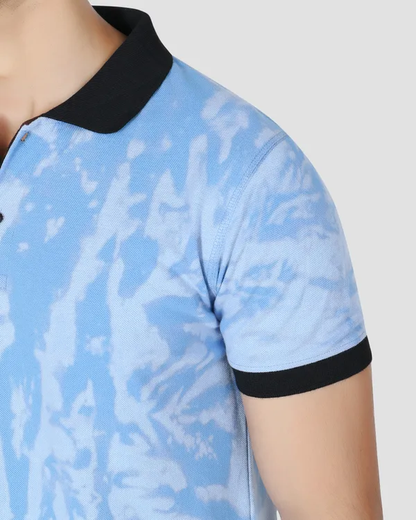 Light_Blue_Printed_Polo_T-Shirt_For_Men