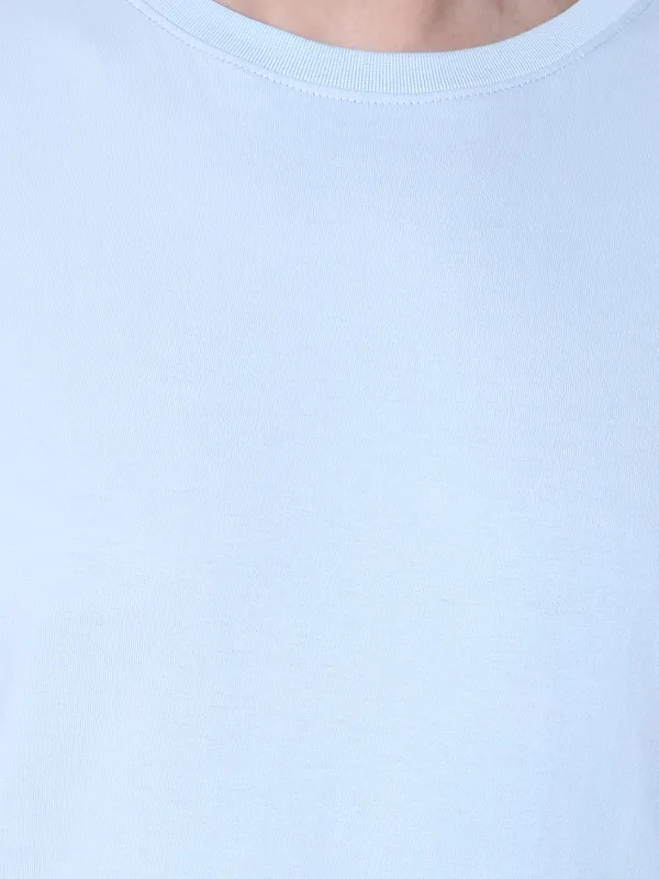 Light_Blue_Regular_Fit_Crew_Neck_T-Shirt_For_Men