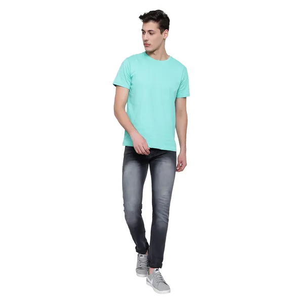 Mint_Solid_Crew_Neck_T-Shirt_For_Men