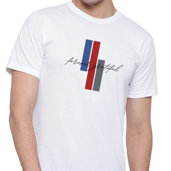 White_Casual_Fit_T-Shirt_For_Men