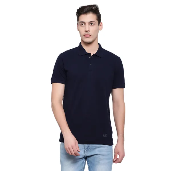 Navy_Knit_Regular_Fit_Polo_T-Shirt_For_Men