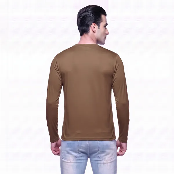 Brown_Regular_Fit_Full_Sleeve_T-Shirt_For_Men