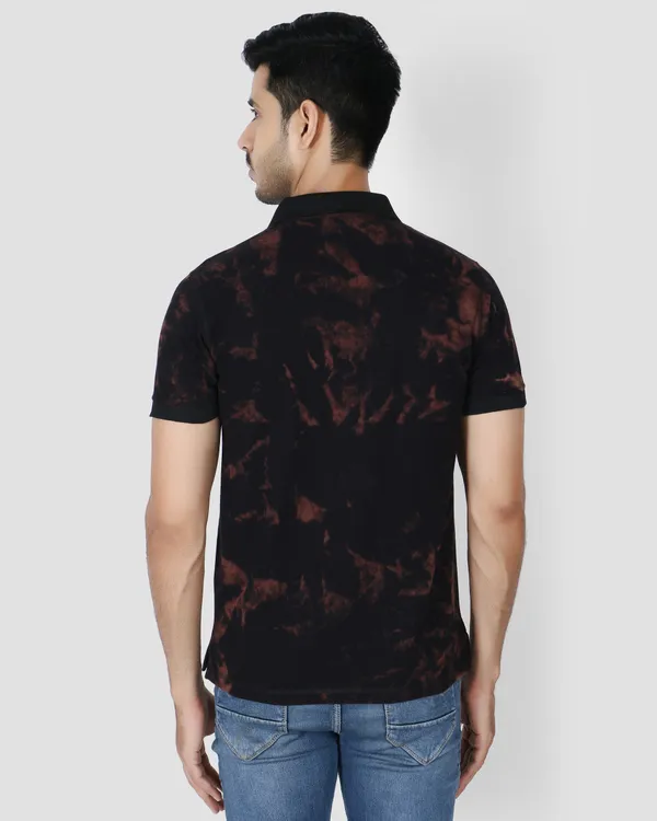 Black_Printed_Polo_T-Shirt_For_Men