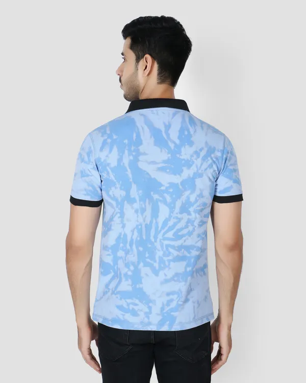 Light_Blue_Printed_Polo_T-Shirt_For_Men
