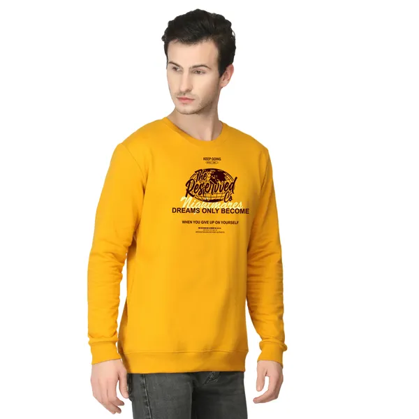 Yellow_Printed_Crew_Neck_Sweatshirt_For_Men