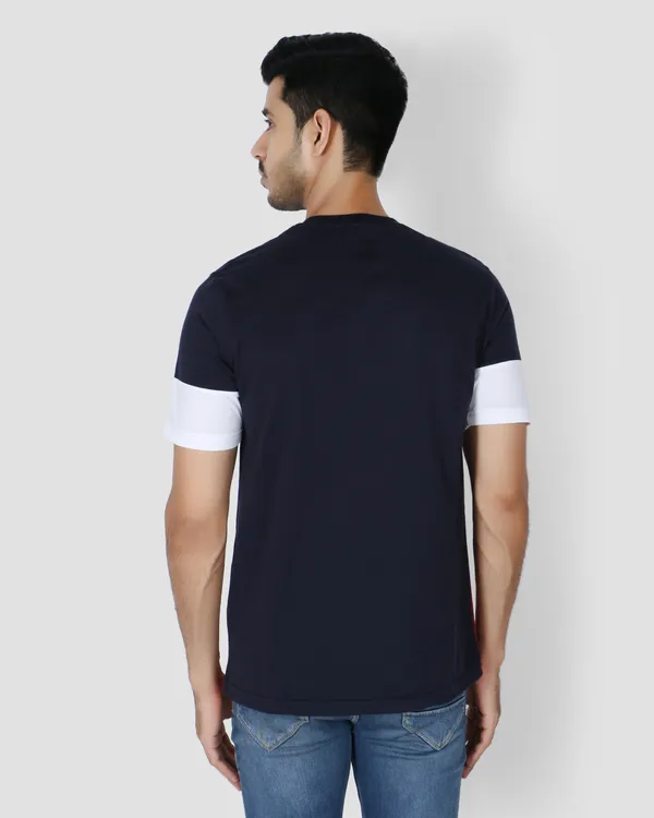 Navy_Colorblock_Regular_Fit_T-Shirt_For_Men
