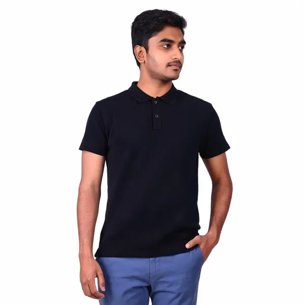 Black_Regular_Fit_Polo_T_Shirt_For_Men
