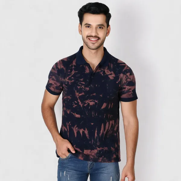 Black_Printed_Regular_Fit_Polo_T-Shirt_For_Men