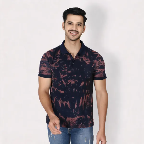 Black_Printed_Regular_Fit_Polo_T-Shirt_For_Men
