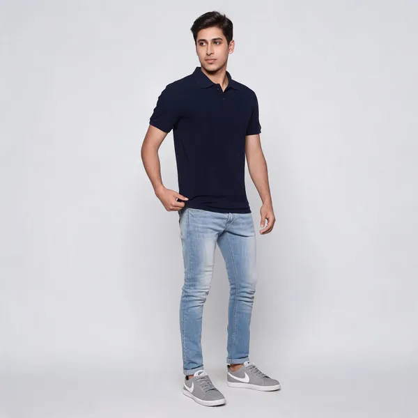 Navy_Knit_Regular_Fit_Polo_T-Shirt_For_Men