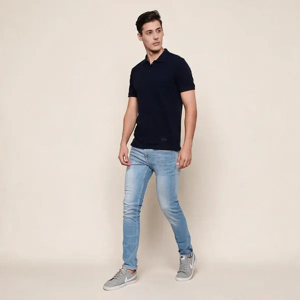 Navy_Knit_Regular_Fit_Polo_T-Shirt_For_Men