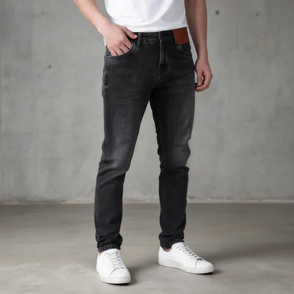 Black_Denim_Slim_Fit_Jeans_For_Men