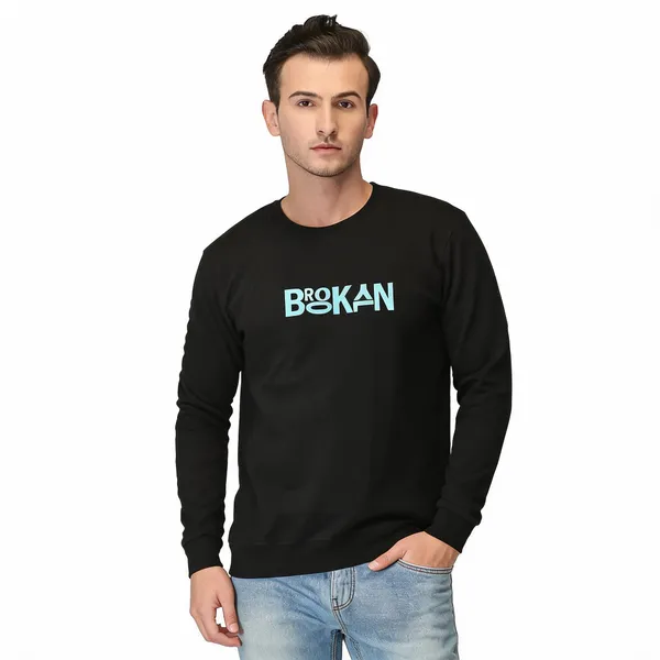 Black_Full_Sleeve_Regular_Fit_T-Shirt_For_Men