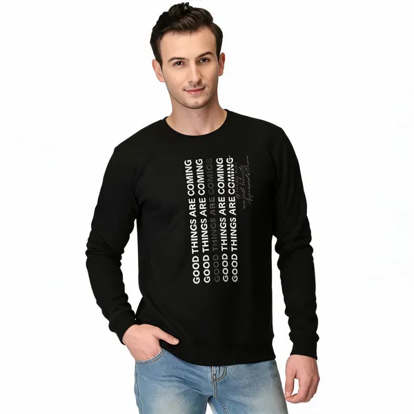 Black_Casual_Full_Sleeve_T-Shirt_For_Men