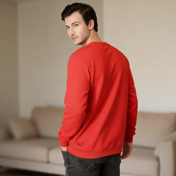 Red_Regular_Fit_Crew_Neck_Sweatshirt_For_Men