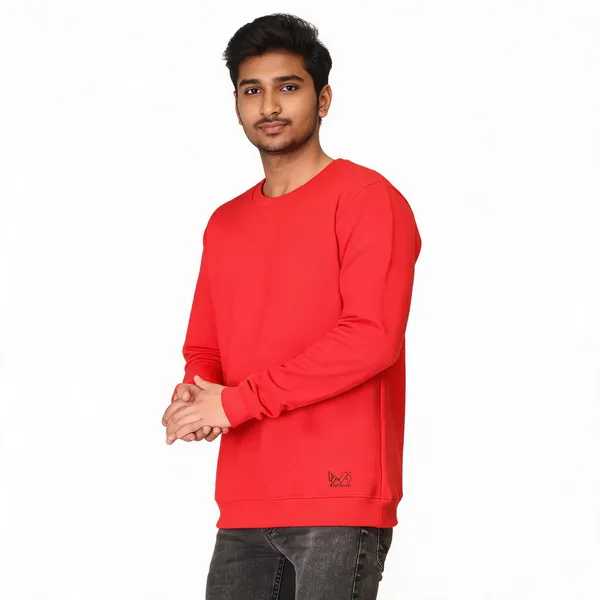 Red_Regular_Fit_Crew_Neck_Sweatshirt_For_Men