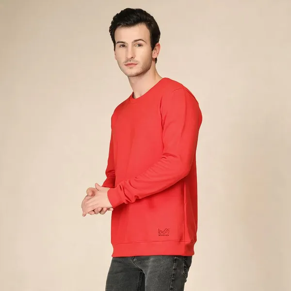 Red_Regular_Fit_Crew_Neck_Sweatshirt_For_Men