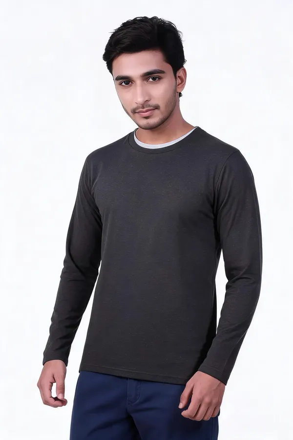 Dark_Grey_Regular_Fit_Full_Sleeve_T-Shirt_For_Men