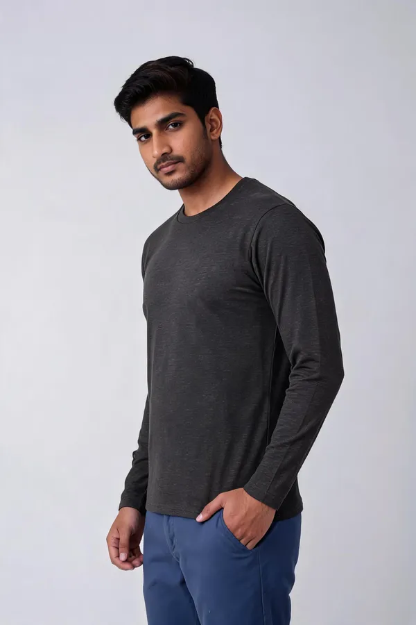 Dark_Grey_Regular_Fit_Full_Sleeve_T-Shirt_For_Men
