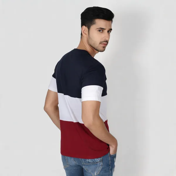 Navy_Colorblock_Regular_Fit_T-Shirt_For_Men
