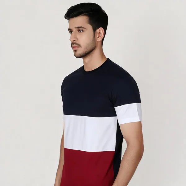 Navy_Colorblock_Regular_Fit_T-Shirt_For_Men