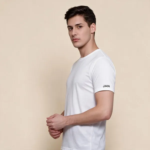 White_Regular_Fit_Crew_Neck_T-Shirt_For_Men