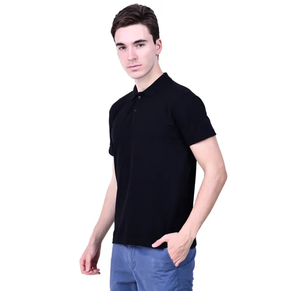 Black_Regular_Fit_Polo_T_Shirt_For_Men