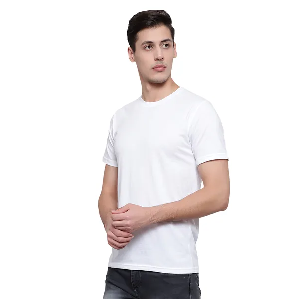 White_Regular_Fit_Crew_Neck_T-Shirt_For_Men