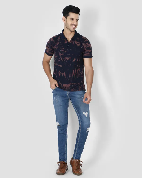 Black_Printed_Regular_Fit_Polo_T-Shirt_For_Men