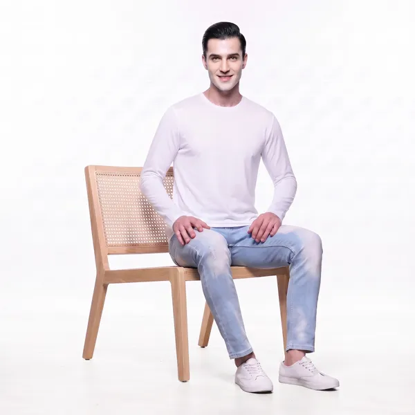 Pink_Regular_Fit_Full_Sleeve_T-Shirt_For_Men